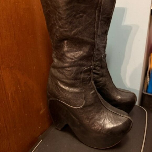 Gee Wa Wa Fatales THE CLAW - Clog Platform Boots – Vintage early mid aughts - Picture 10 of 16